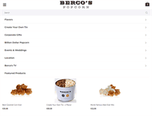 Tablet Screenshot of bercospopcorn.com